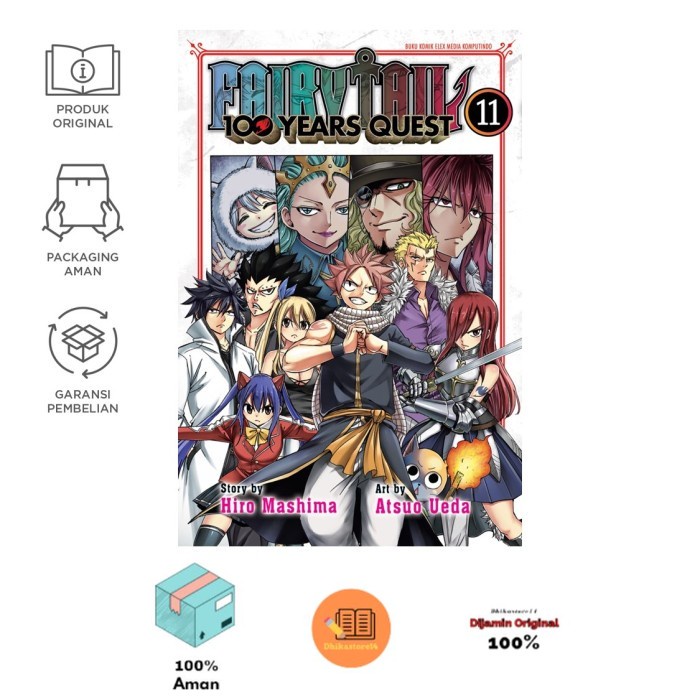 Jual Komik Fairy Tail 100 Years Quest 11 Hiro Mashima Shopee Indonesia