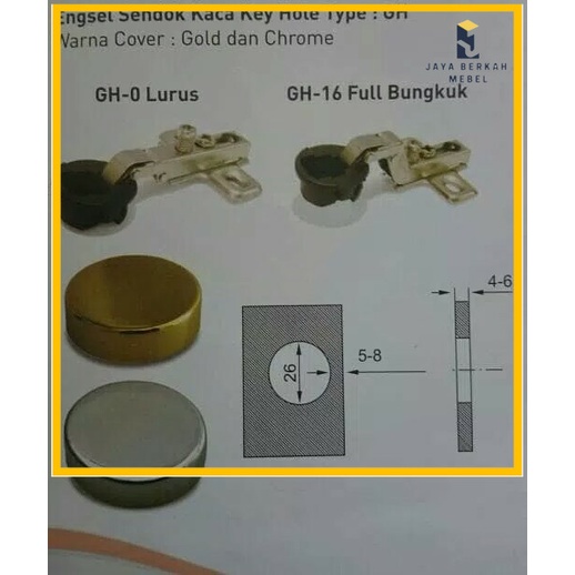 Jual Engsel Sendokengsel Pintu Lemari Kaca Huben Perpasang Chrome Lurus Shopee Indonesia 7062