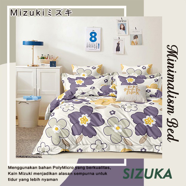 Jual BEDCOVER SET MICROTEX DISPERSE CORAK SIZUKA | Shopee Indonesia