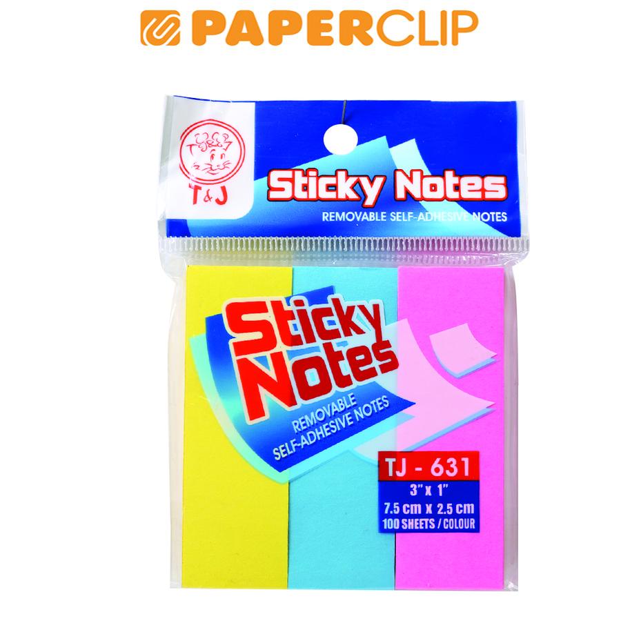 Jual STICK NOTE T&J TJ-631 3C | Shopee Indonesia