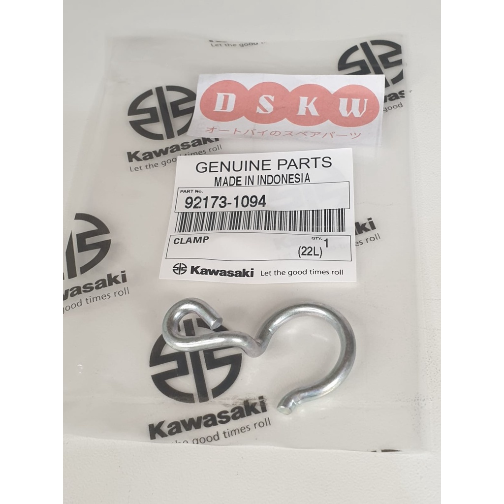Jual Klem Breket Slang Rem Depan NINJA 150 R KGP 92173-1094 | Shopee ...