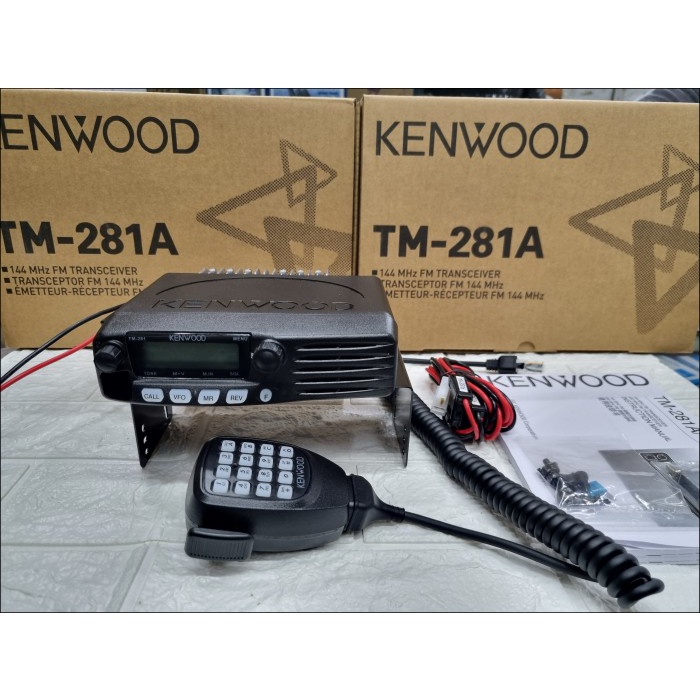 Jual SPESIAL PROMO SALE RADIO RIG KENWOOD TM 281A RIG KENWOOD TM 281 SET ANTENA KOMPLIT