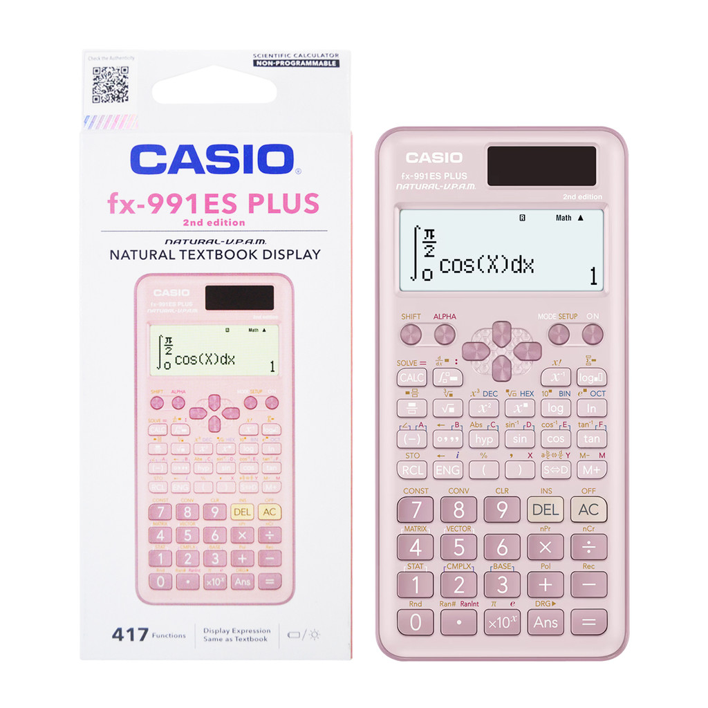 Kalkulator Ilmiah CASIO fx-991ES PLUS Scientific 2nd Edition Calculator 991  ES