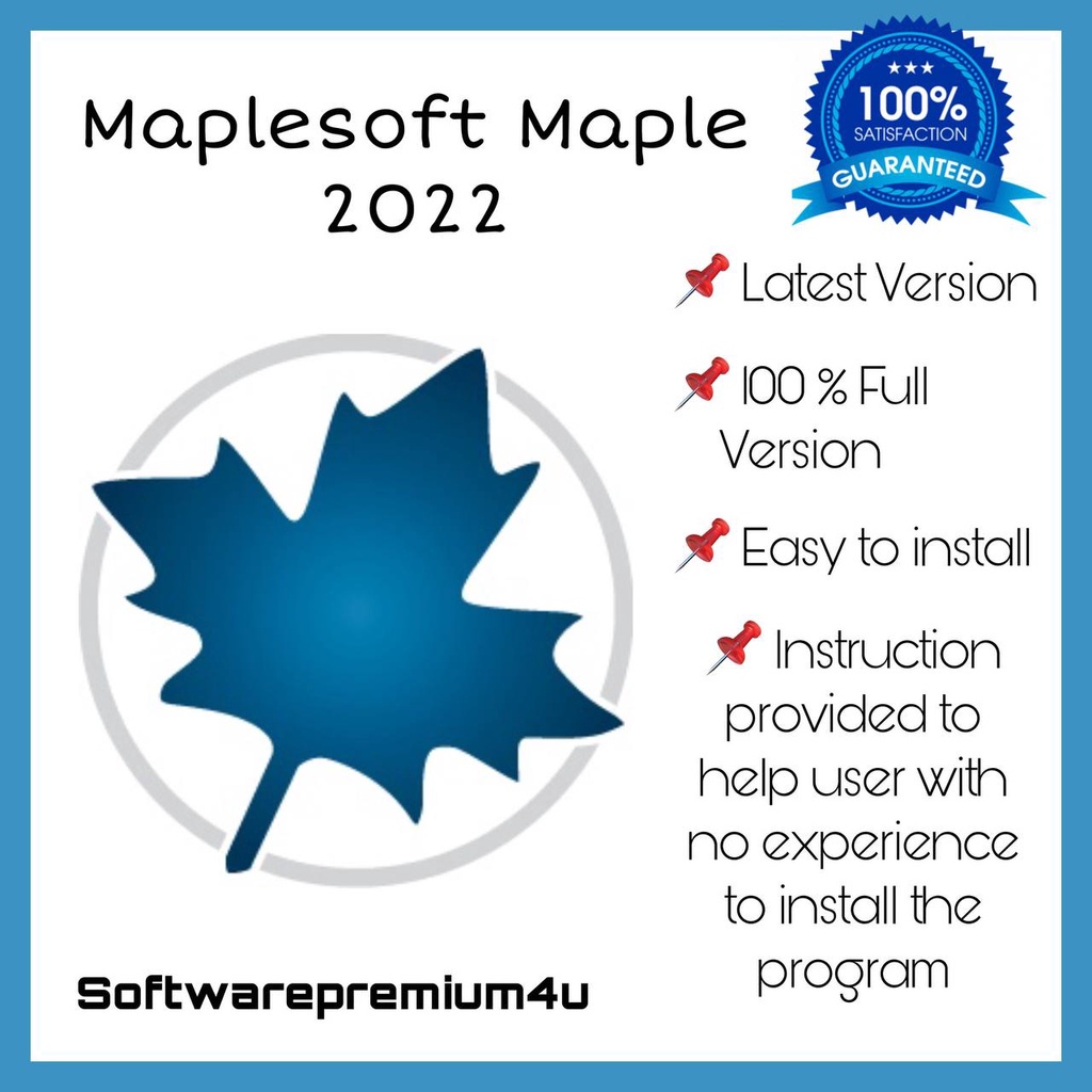 Jual Maplesoft Maple 2023 | 2022 |2021 | 2020 | 2019 【Latest】 | Shopee ...