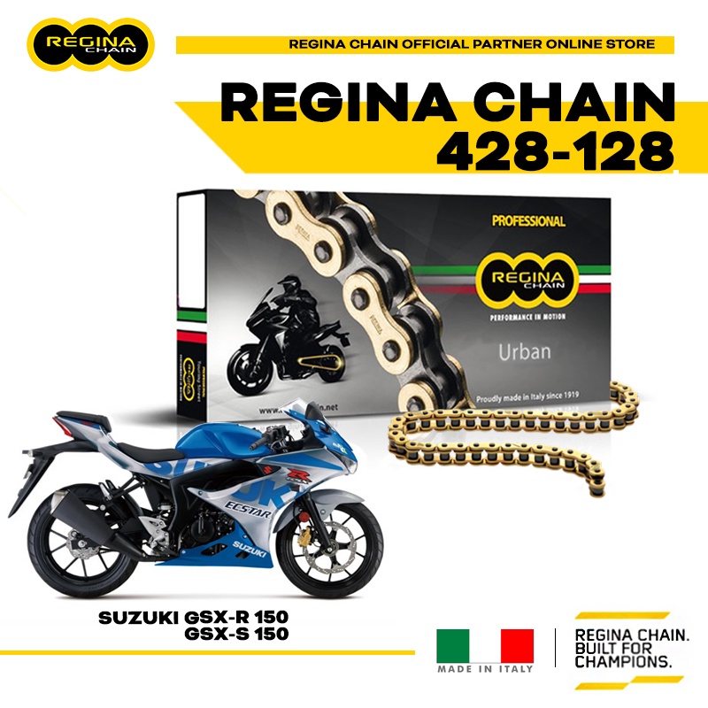 Jual Rantai Motor Regina Chain 428 128L Suzuki GSXR 150 GSXS 150 Satria ...