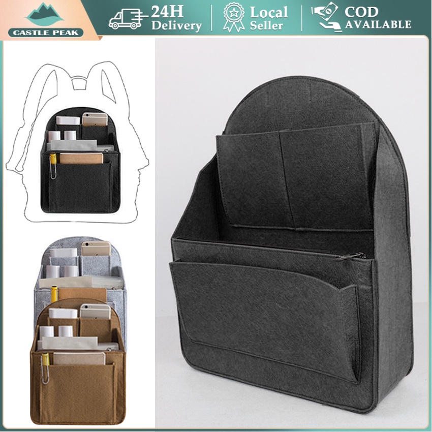 Jual Backpack Inner Bag Organizer Tas dalam Tas Punggung / felt bag ...