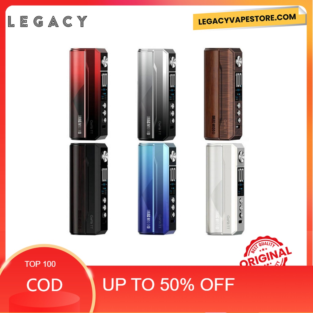 Jual (COD) VOOPOO Drag M100S 100W Mod Only | Shopee Indonesia