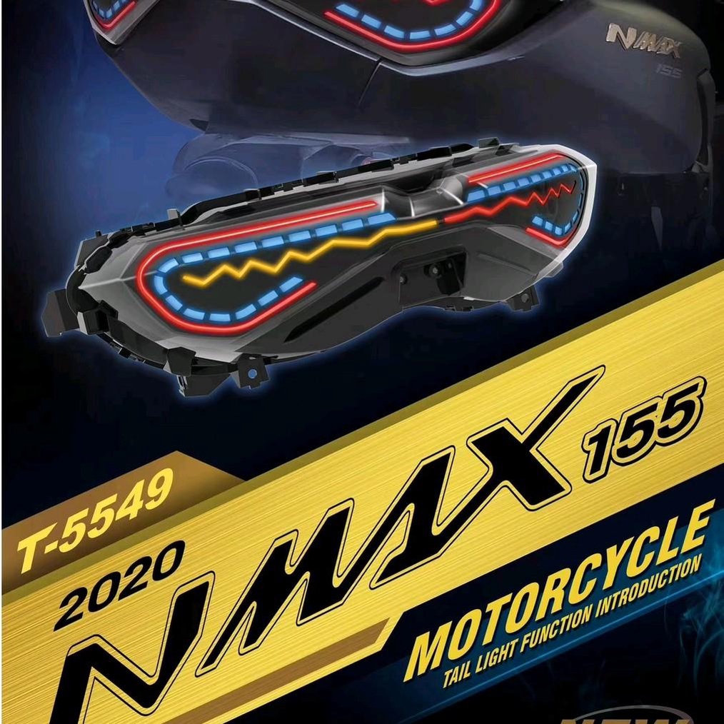 Jual LAMPU STOPLAMP LED MODEL ELEKTRO 3 IN 1 PNP YAMAHA NMAX ALL NEW ...