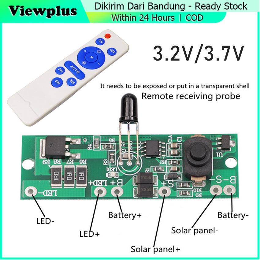 Jual Solar Panel Controller Solar PCB led SMD 5730 remote 3.7v - 4.2v ...