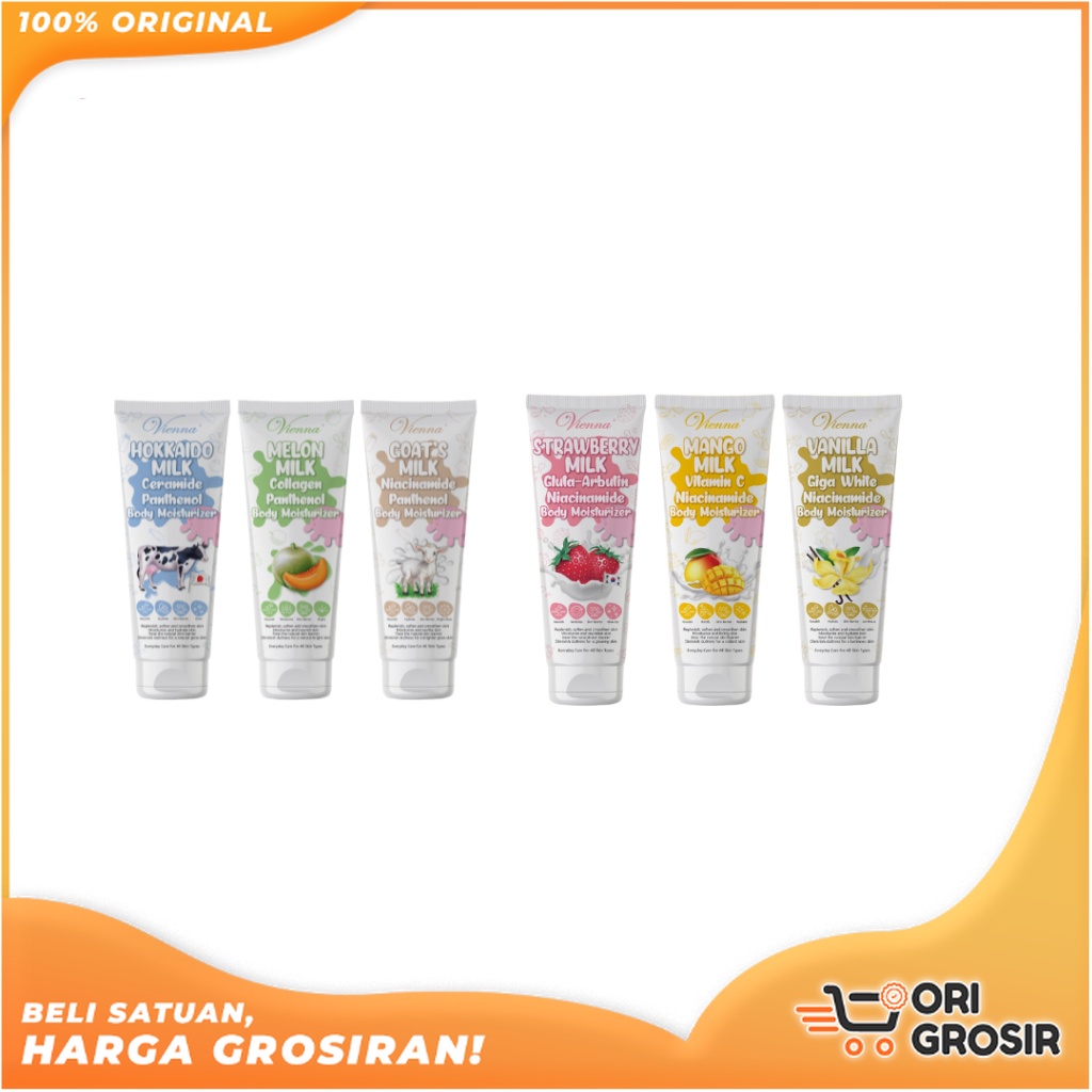 Jual ORI Grosir VIENNA PANTHENOL BODY MOISTURIZER 200ML TUBE | Shopee