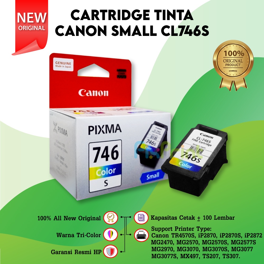Jual Cartridge Tinta Cann 810 811 745s 746s 47 57 740 741 CA91 CA92 Ori ...
