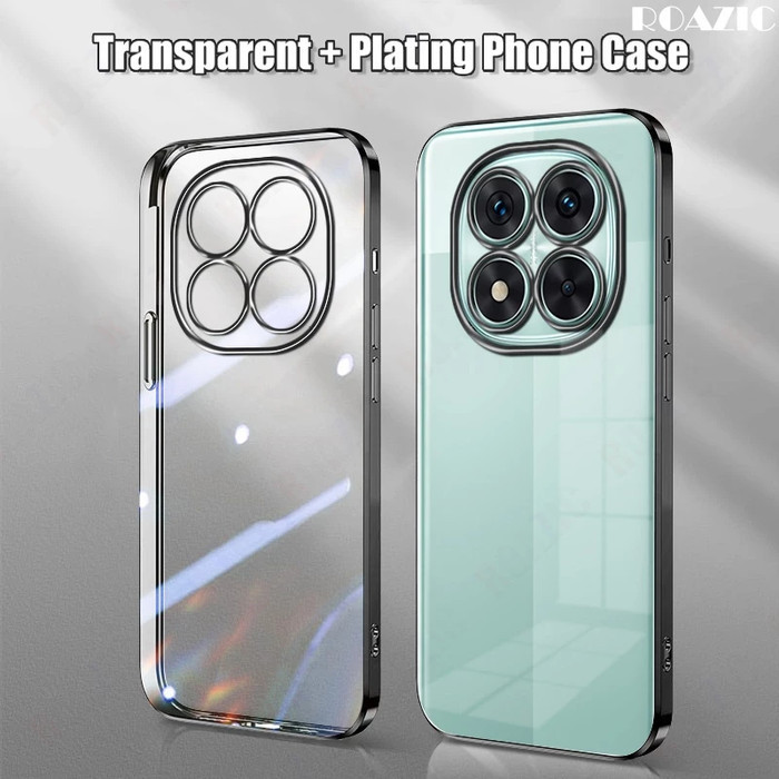 Jual Original Case Redmi Note 14 Pro 5G Clear Luxury Plating Square ...