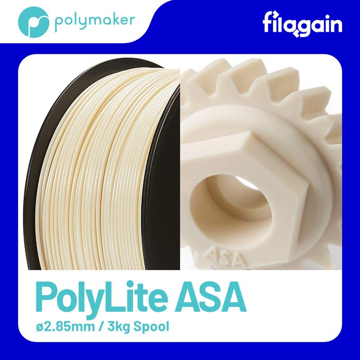 Jual Polymaker PolyLite ASA / ⌀2.85mm / 3kg / 3D Print Filament ...