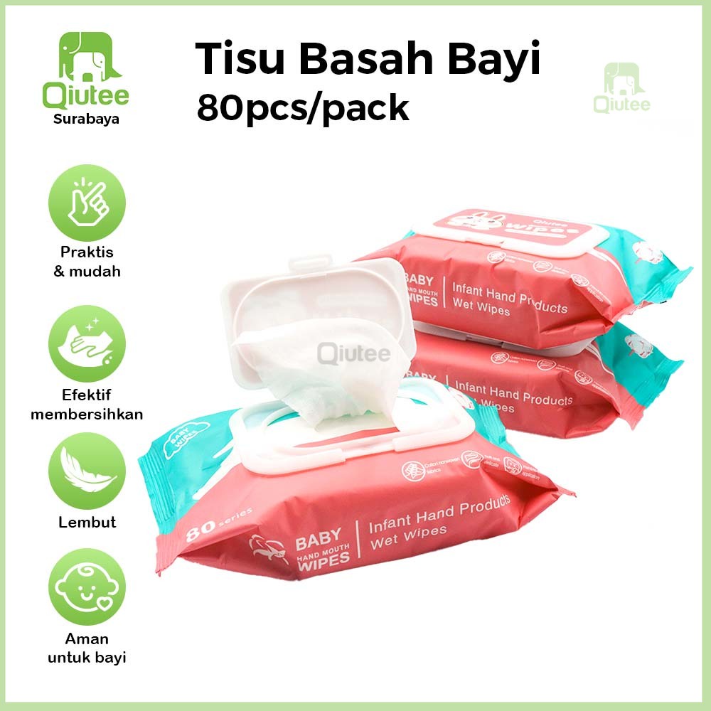 Jual Baby Wet Wipes Tisu Basah Bayi Isi 80s Non Alkohol Aman Untuk   Sg 11134201 7rbm0 Lm323z2z2ht5b8