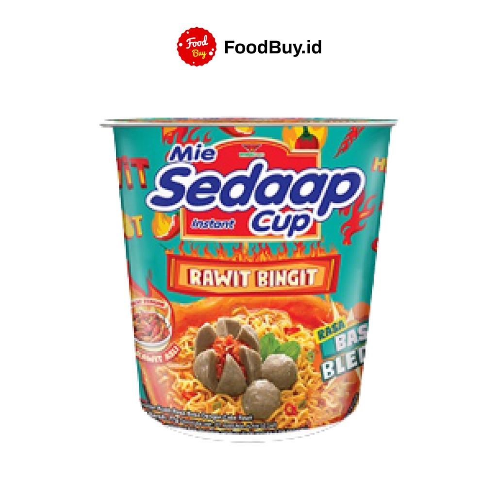 Jual Mie Sedaap Cup Rawit Bingit Rasa Baso Bleduk 77 gr Shopee Indonesia