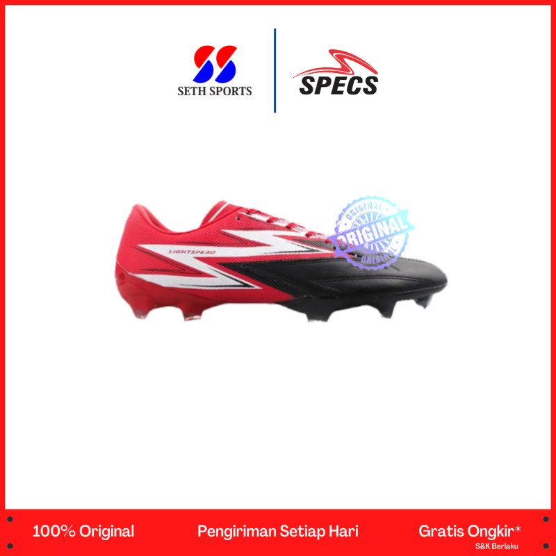 Jual Sepatu Bola Specs Accelerator Lightspeed 3 Lx Elite Fg Original Cell Redblack Shopee