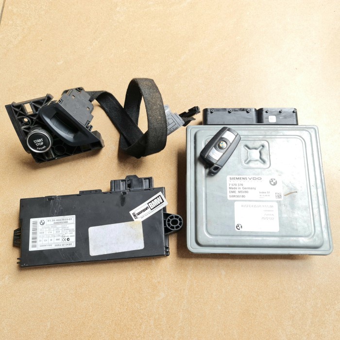 Jual SM27 ECU Set DME MSV80 + CAS3 + Chip Kunci BMW E60 LCI N52N 523i ...