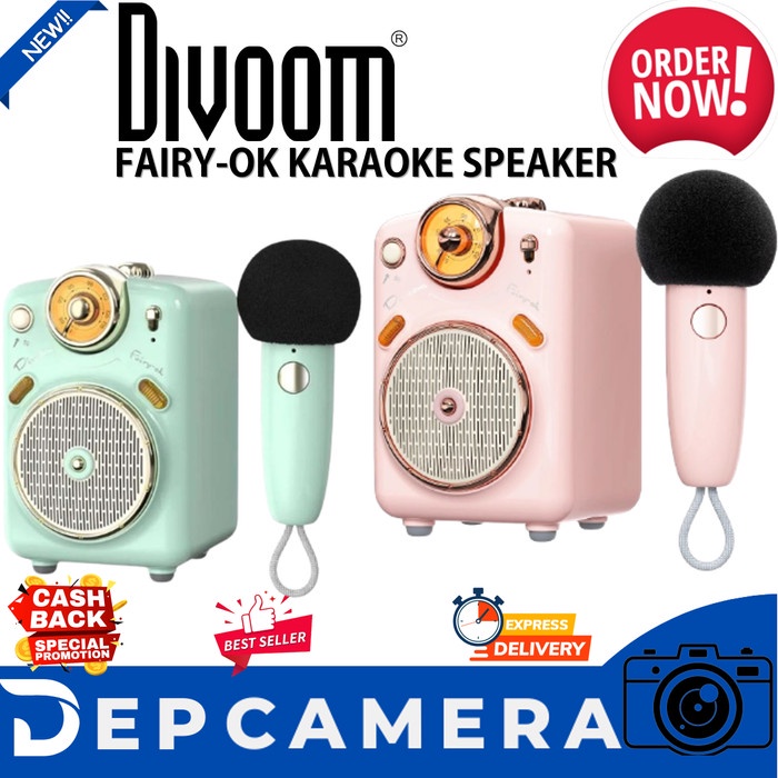 Jual DIVOOM FAIRYOK Portable Bluetooth Speaker with Microphone