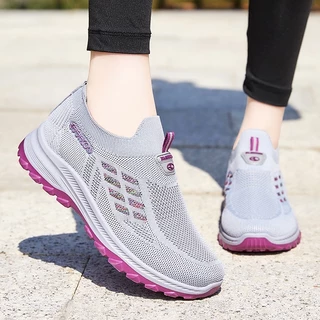 CZA Y619 Free Box Sepatu wanita (1KG MUAT 2PCS) Sepatu Sneakers Wanita Sepatu Sport Tanpa Tali Polos Import/Sneakers Santai Wanita LV0190 Y619