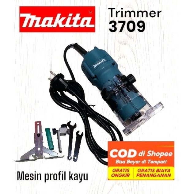 Jual NEW Trimmer Makita 3709 - Mesin profil kayu Makita 3709 | Shopee ...