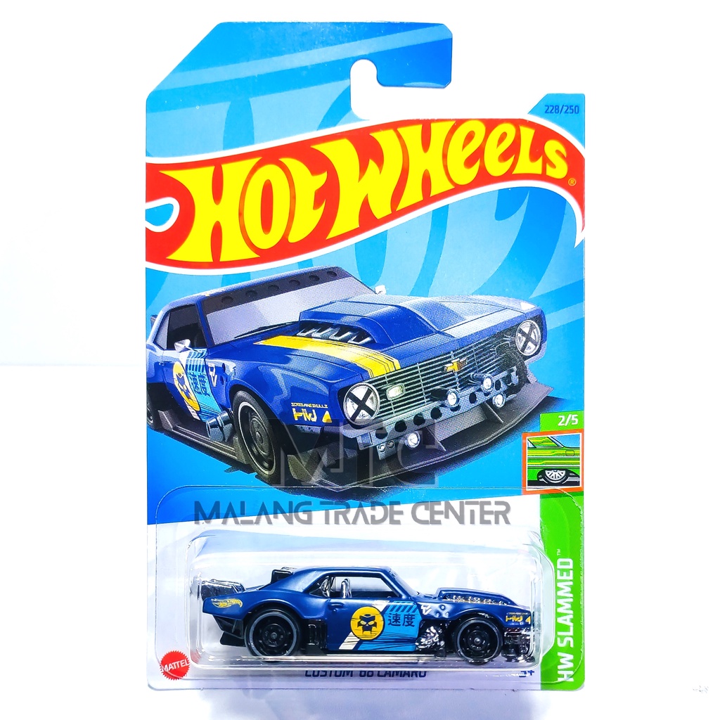 Jual Hot Wheels Custom 68 Camaro Dark Blue N 2023 Shopee Indonesia