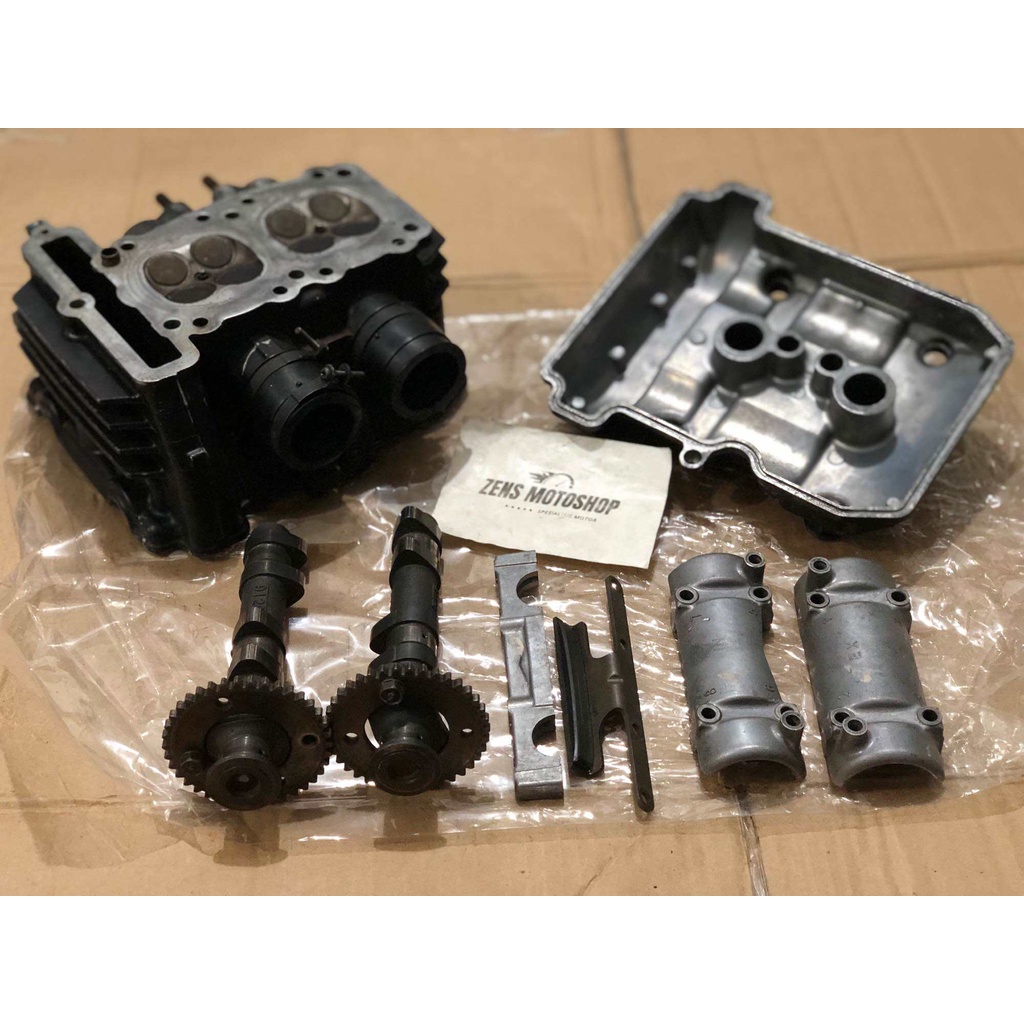 Jual Cylinder Head Blok Head Kop Set Isi Ninja 250 Karbu/Fi Z250 Fi ...