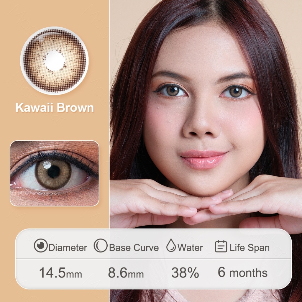 Jual 14.5mm Softlens Minus Soflen Minus Soflens Grey Softlens Biru ...