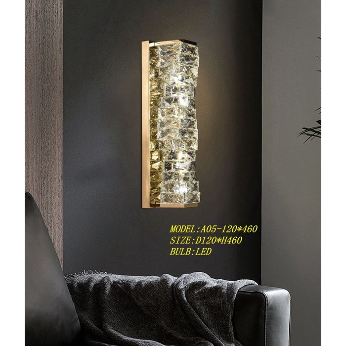 Jual Lampu Dinding Hias MODERN RECTANGLE LED 3 COLOUR wall Lamp ...