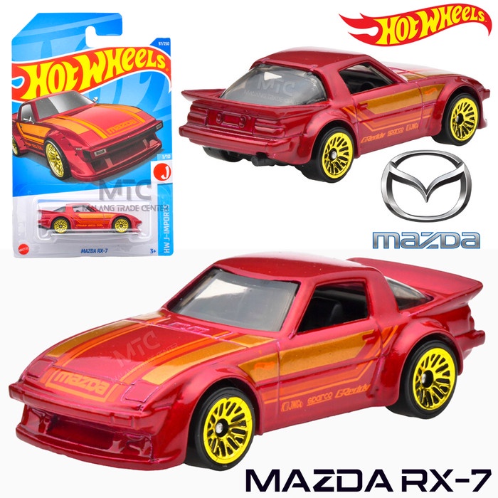 Jual Hot Wheels Mazda RX-7 Maroon L22 | Shopee Indonesia