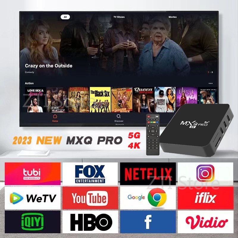 Jual Android 11 Android TV Box MXQ Pro 4K 5G Ram 16gb Rom 256gb Stb ...