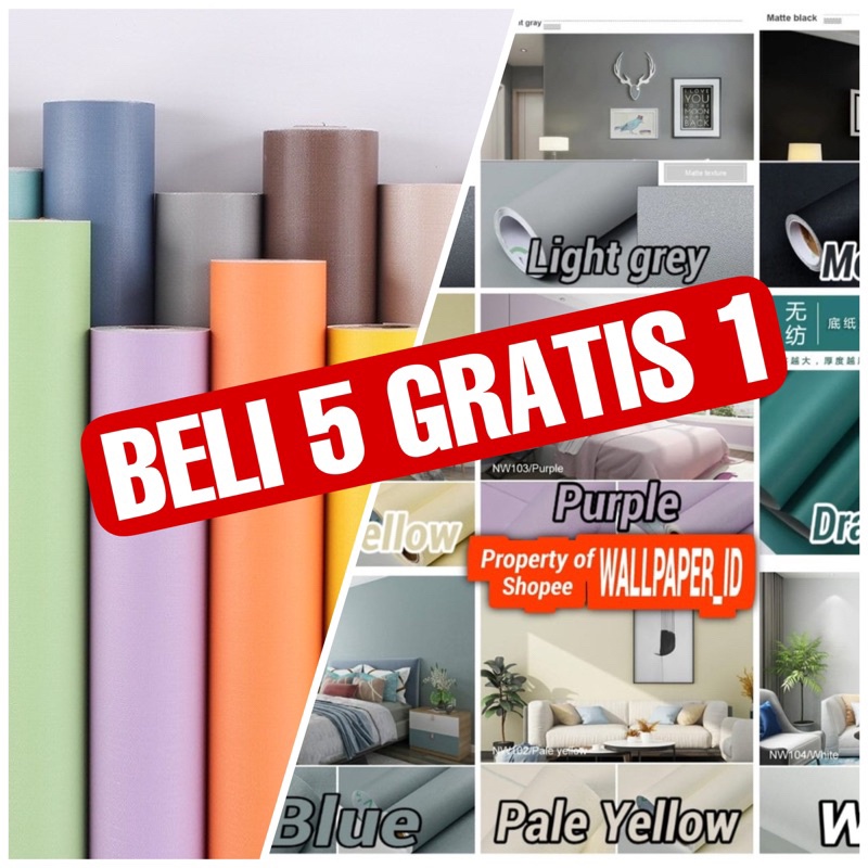 Jual Harga Spesial Wallpaper Dinding Putih Salur Batik Polos