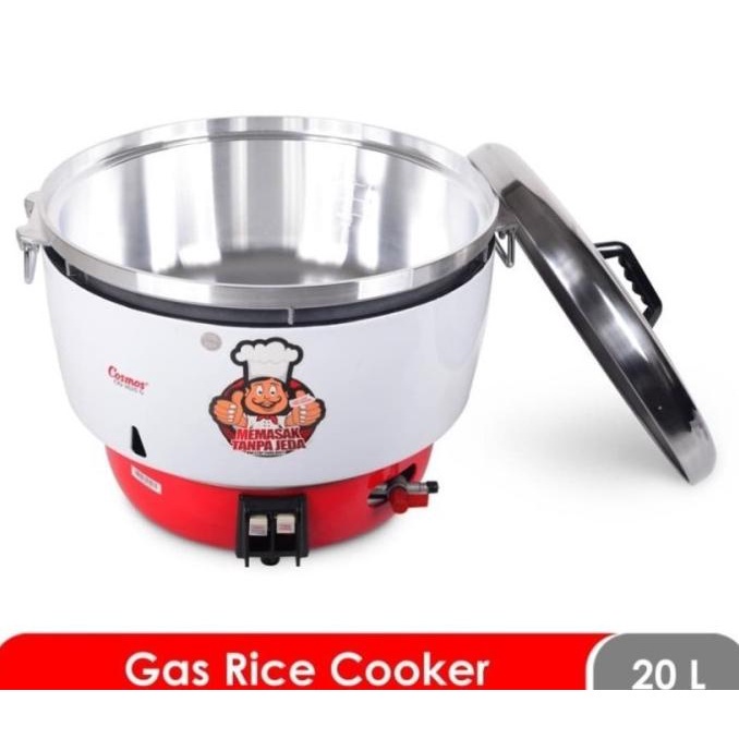 Jual RICE COOKER RICE COOKER JUMBO / GAS COOKER COSMOS CRJ3020G/ PENANAK NASI 20 LITER