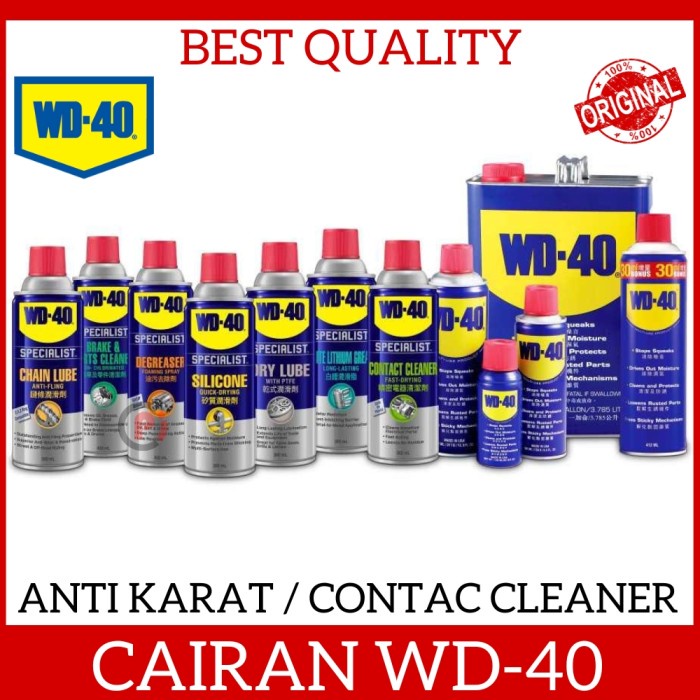 Jual Original WD40 WD 40 Pelumas Serbaguna Anti Karat Contact Cleaner ...