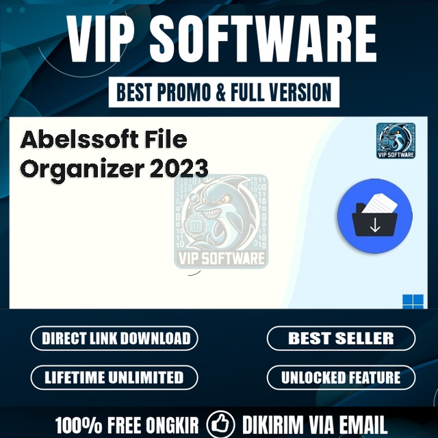 Jual [Full Version] Abelssoft File Organizer 2023 Lifetime Pro Win OS Organisasi otomatis file
