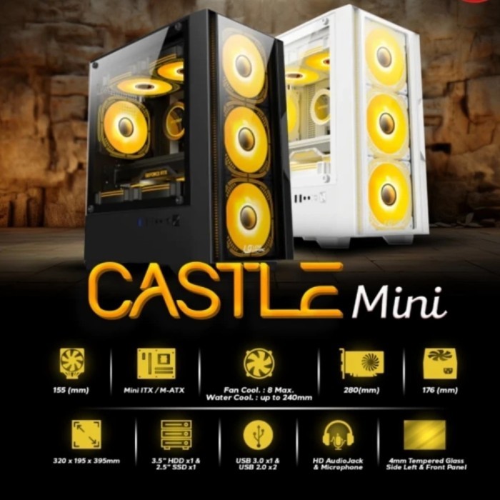 Jual CASING HOSE CASING CASTLE MINI BLACK | Shopee Indonesia