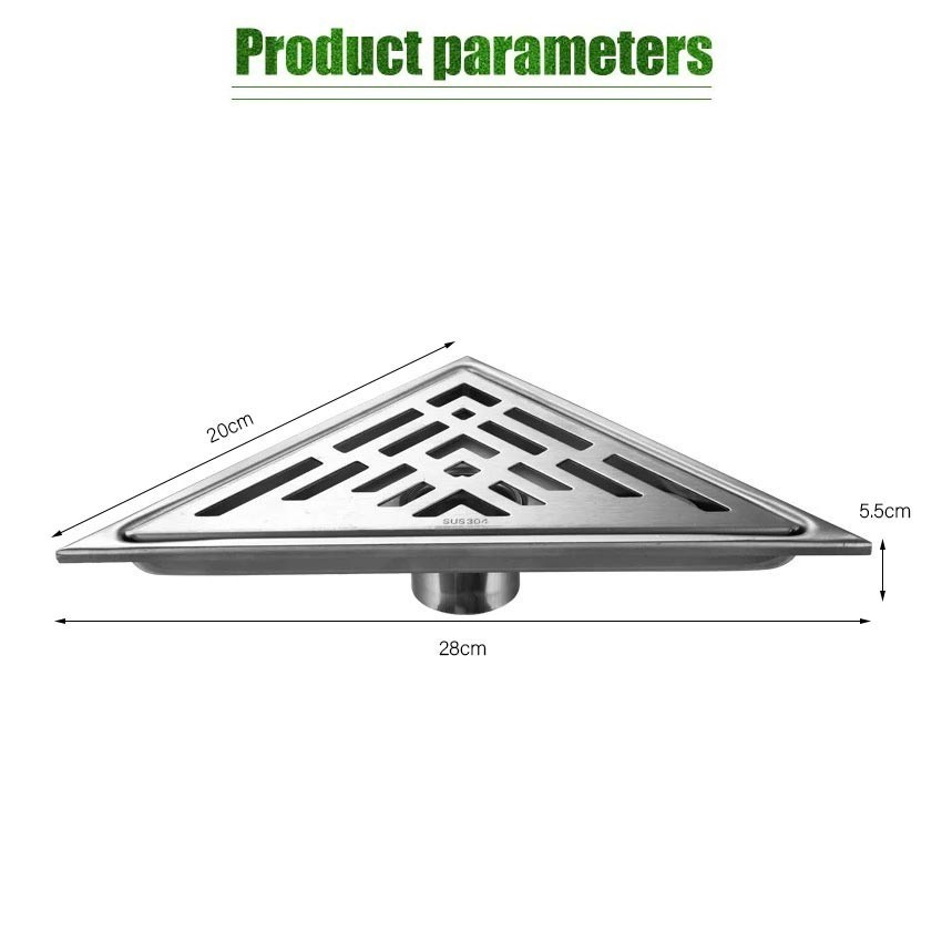 Jual Triangle Floor Drain Bahan Stainless Segitiga Saringan Got Sudut ...