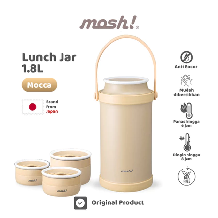 Mosh Lunch Jar 1,8L - Mocca