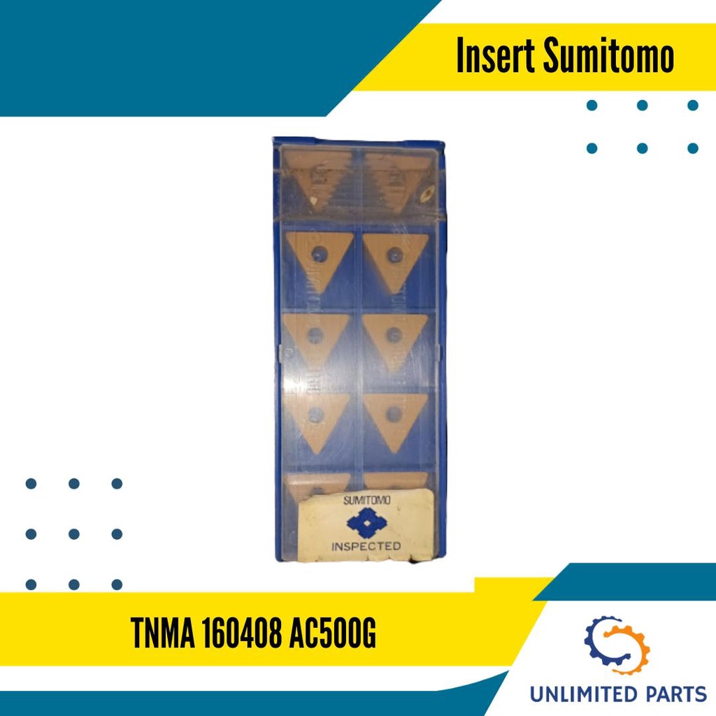 Jual Insert Milling Sumitomo Original TNMA 16 04 08 AC500G Insert Bubut ...