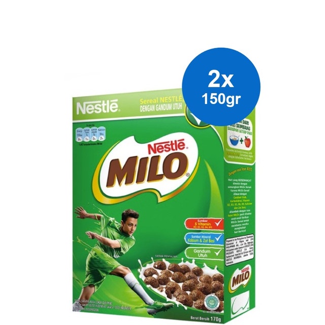 Jual Milo Cereal Box 150g 170g x 2 | Shopee Indonesia