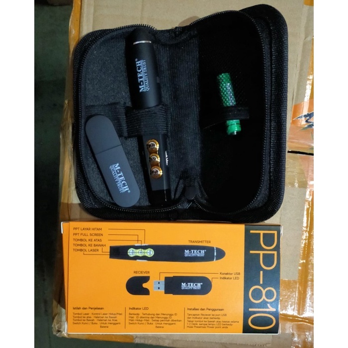 Jual M-Tech Wireless Presenter VP-810 Laser Pointer | Shopee Indonesia