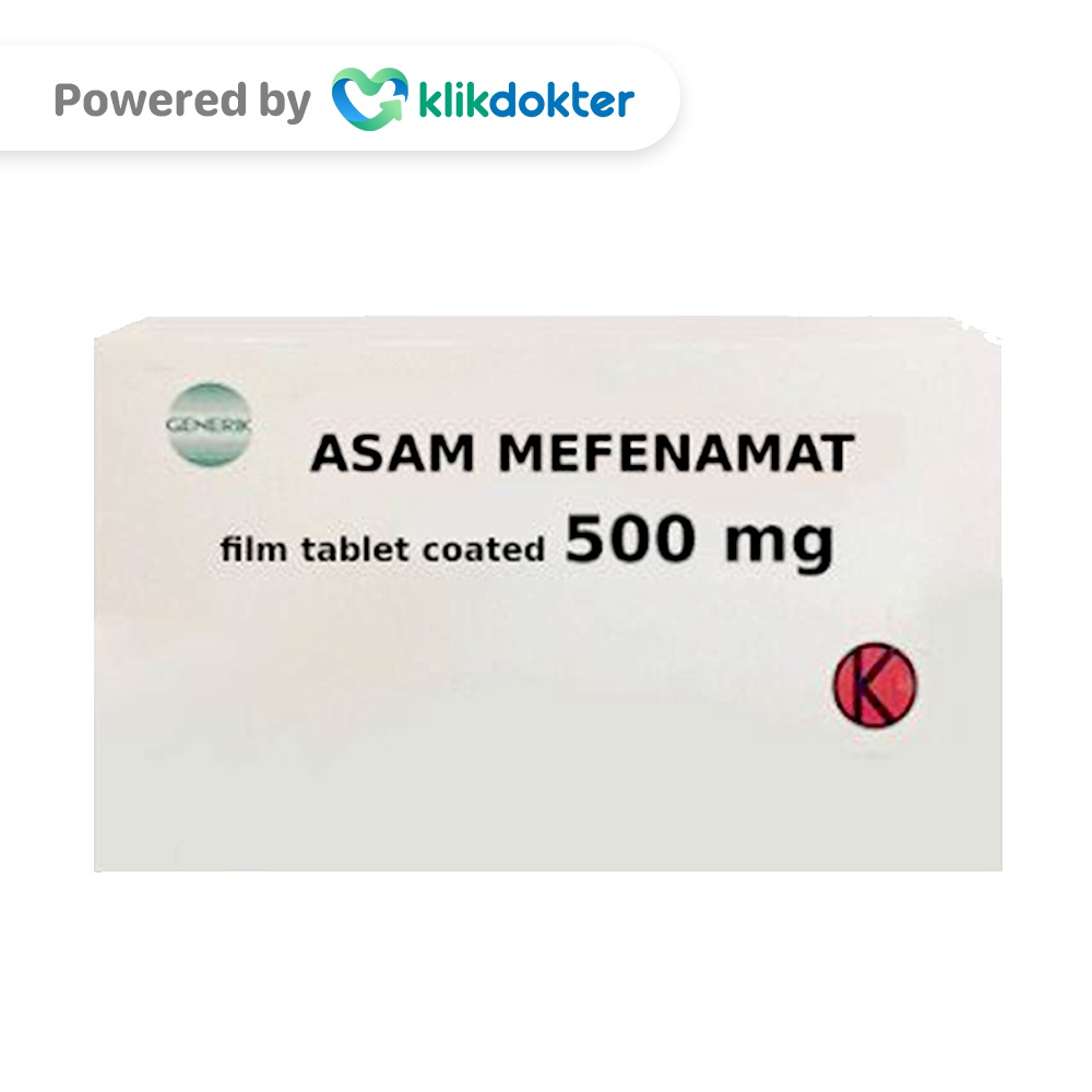 Jual Asam Mefenamat 500mg 10 Tablet Generik Shopee Indonesia