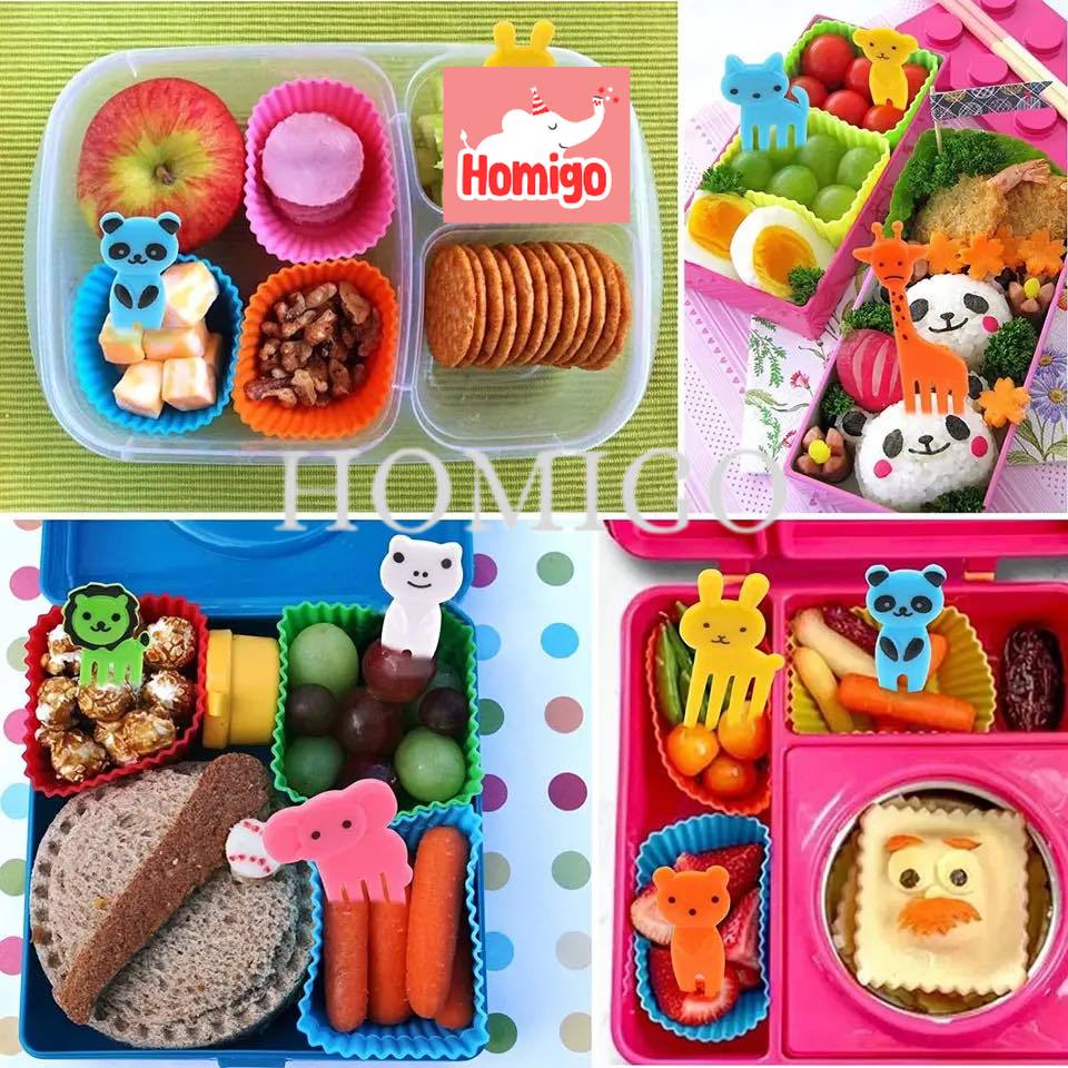 Jual Homigo Tusukan Bento Karakter Tusukan Gemoy Lucu Garpu Bento Buah ...