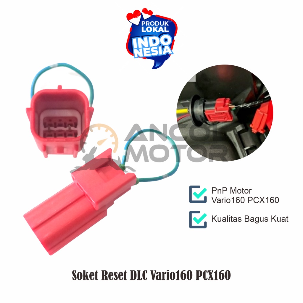 Jual Soket Kabel Reset DLC SCS Honda PCX Vario 160 Connector Injeksi ...
