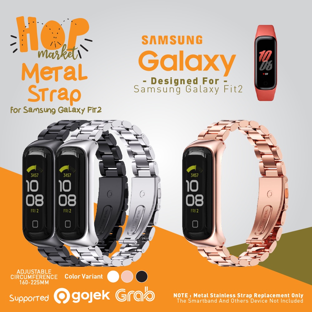 Jual MIJOBS Metal Strap Stainless Steel for Samsung Galaxy Fit2