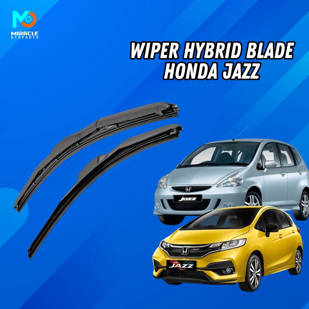 Jual Wiper Hybrid Blade Honda Jazz / Wiper Blade Hybrid 1 Set (Kiri dan