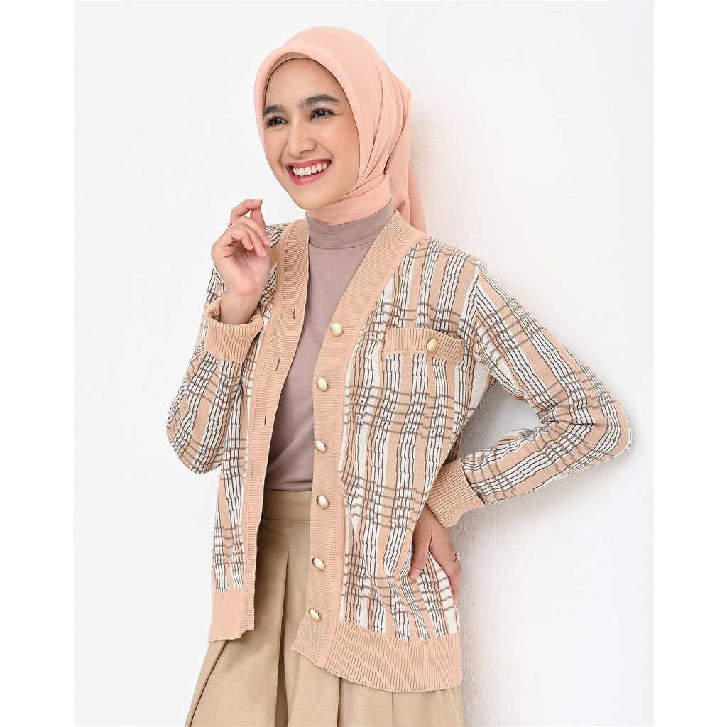 Jual Geulis Id X Cut Syifa Conny Cardi Cardigan Wanita Outerwear Warna Shopee Indonesia