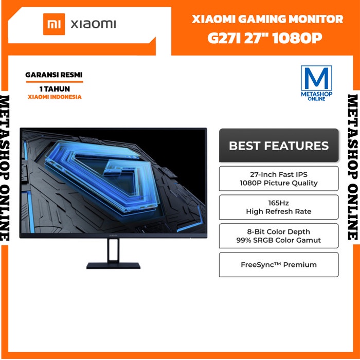 Jual Xiaomi Mi Gaming Monitor G27i 27 Inch 1080P 2026 165Hz Monitor Sg 11134201 7rbm2