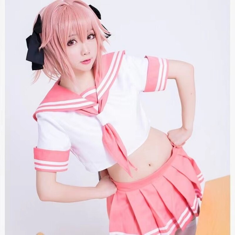 Jual Preorder Anime Fate Apocrypha Astolfo Cosplay Costumes Dress Vestido Jk Uniform Halloween 4950