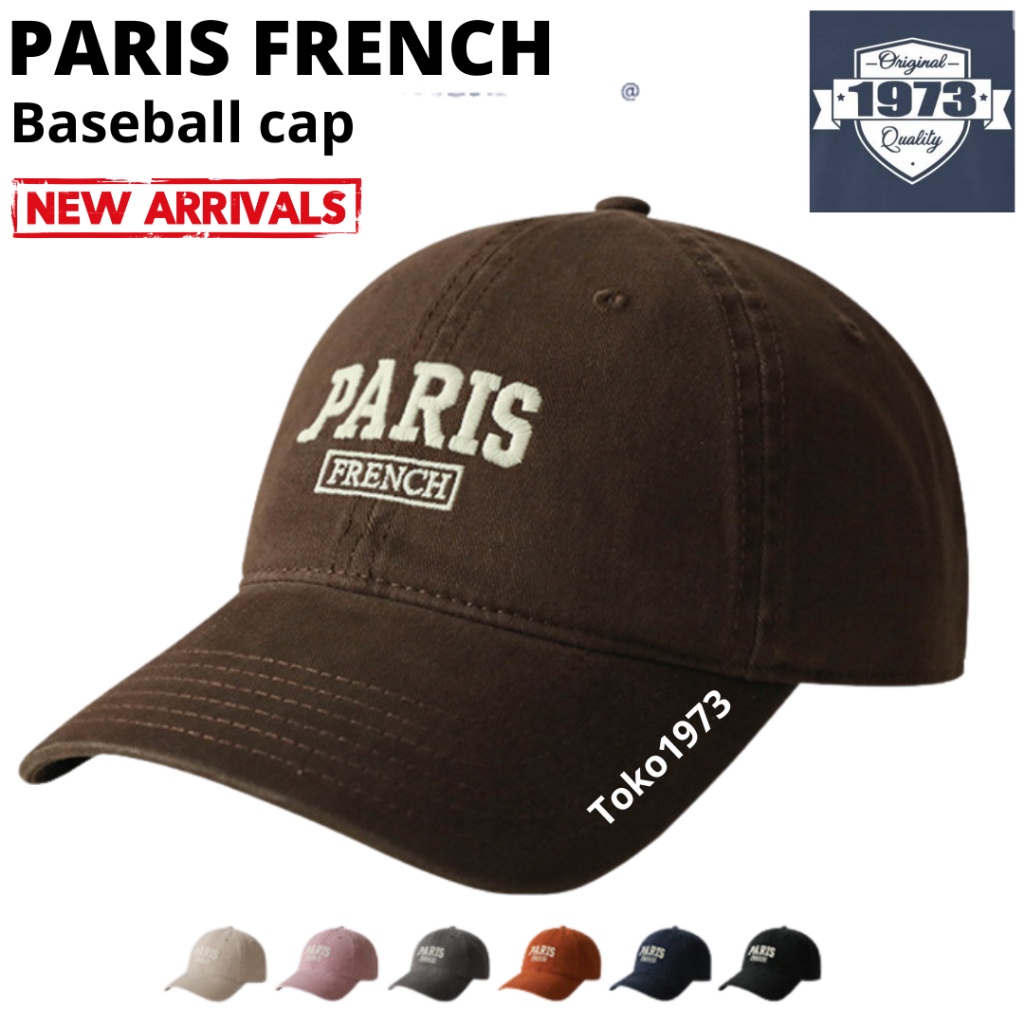 Jual Baseball cap : PARIS FRENCH - Topi Baseball Topi Pria Topi Wanita ...