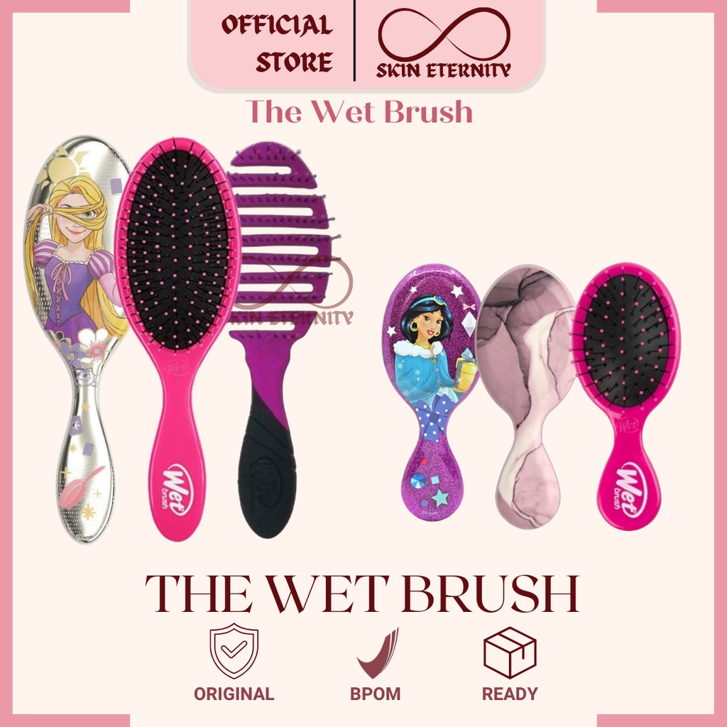 Jual THE WET BRUSH WetBrush Disney Princess / Wet Brush Mini Disney